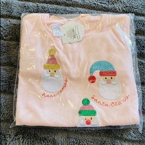 MudPie Santa Christmas tunic large (4T-5T)